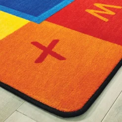 123 ABC Butterfly Fun Rug 8' x 12' Rectangle