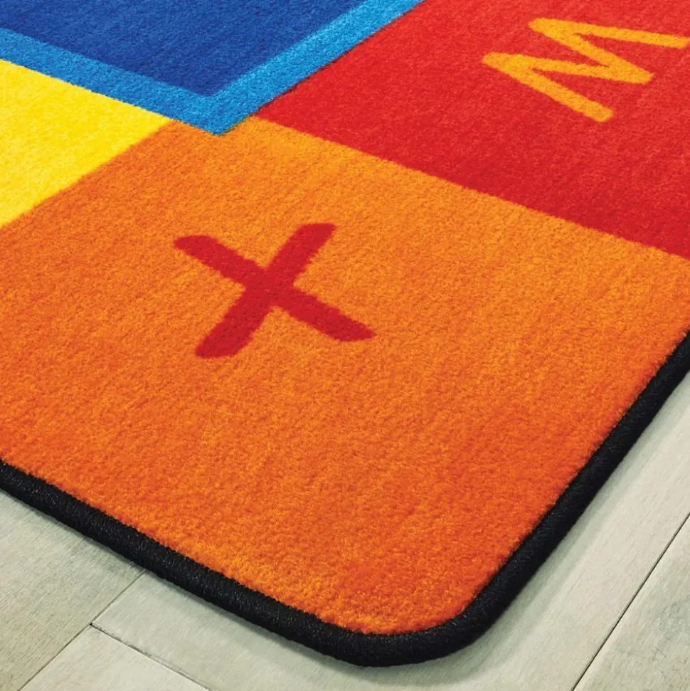 123 ABC Butterfly Fun Rug 8' x 12' Rectangle