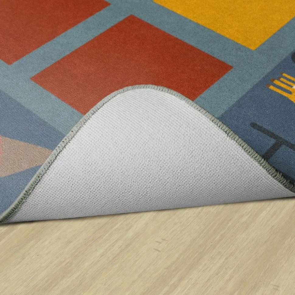 ABC Natural Phonics Seating Carpet 8'4" x 12' Rectangle
