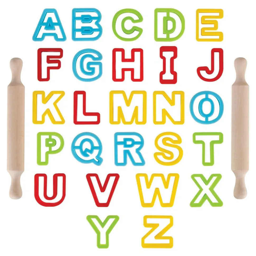 ABC & Numbers Dough Cutter Set