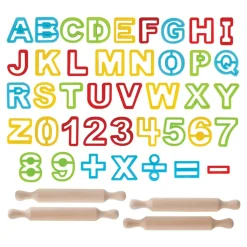 ABC & Numbers Dough Cutter Set
