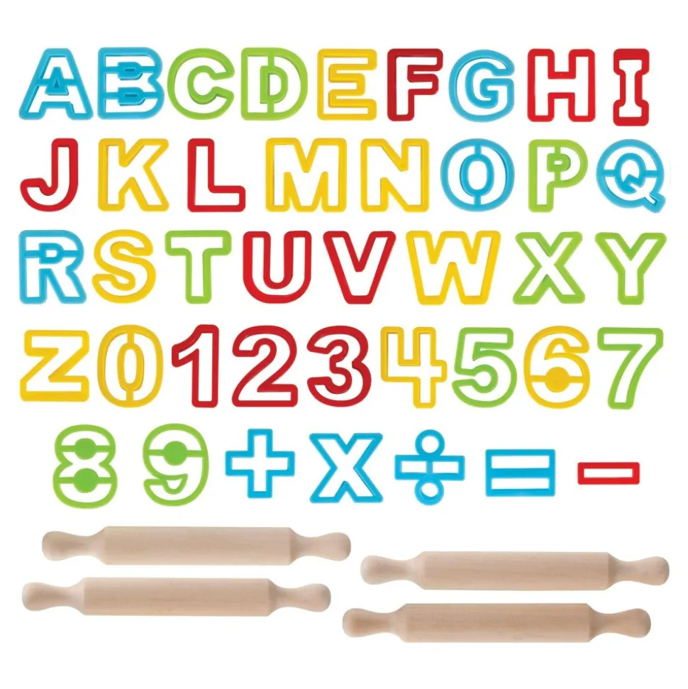 ABC & Numbers Dough Cutter Set