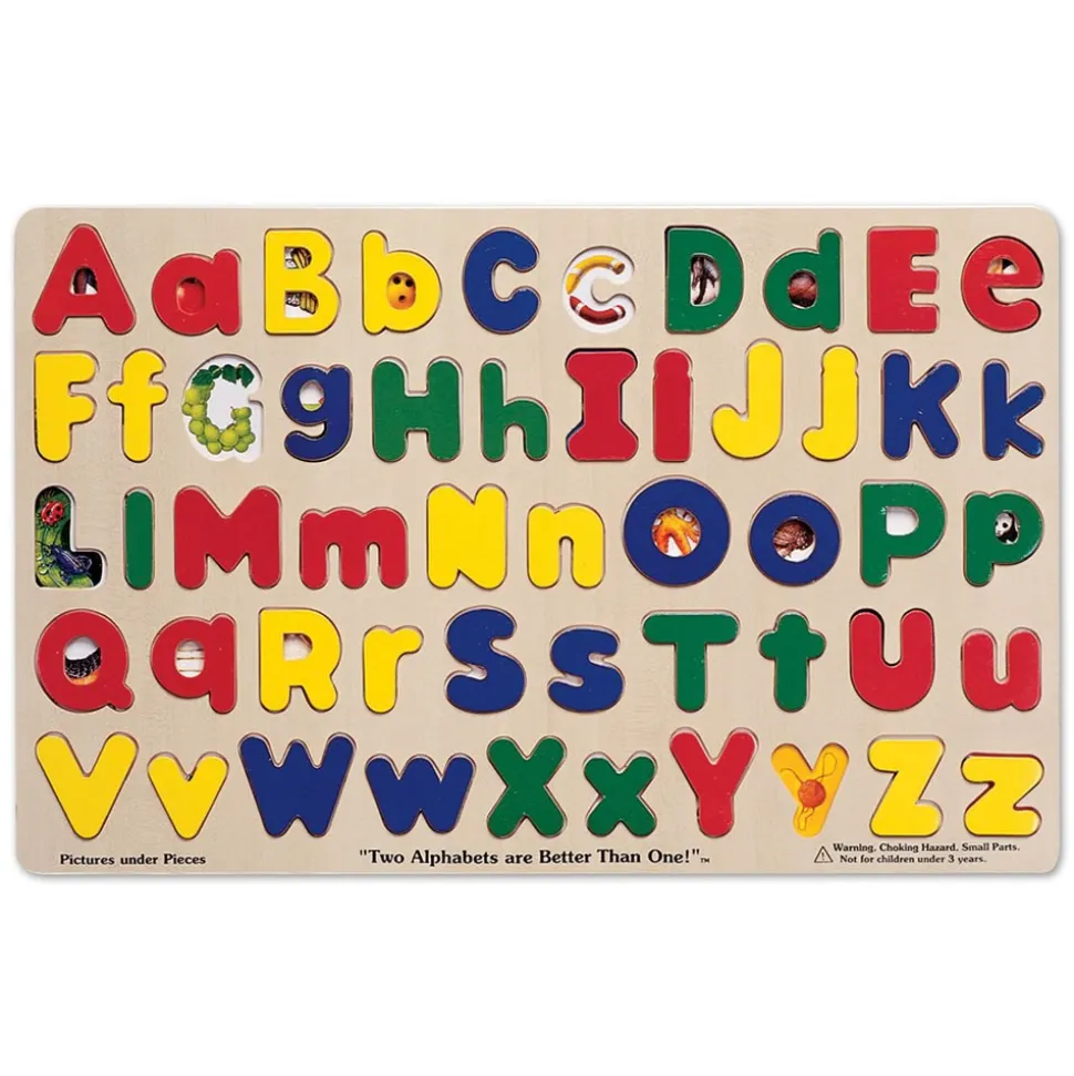 ABC Puzzle with Uppercase and Lowercase Letters