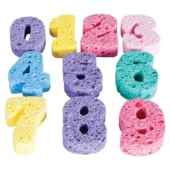 ABC & 123 Sponge Set 3" Uppercase Letters & Numbers
