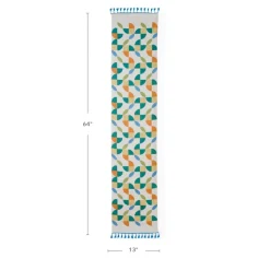 Abstract Petal Decorative Runner