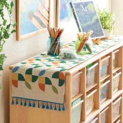 Abstract Petal Decorative Runner