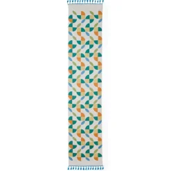 Abstract Petal Decorative Runner