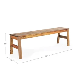 Acadia Outdoor 48" Bench (Ready to Assemble)