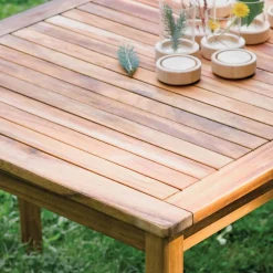 Acadia Outdoor Long Table 30" x 60" (Ready to Assemble)