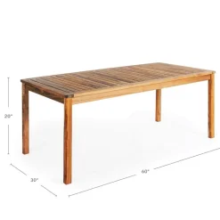 Acadia Outdoor Long Table 30