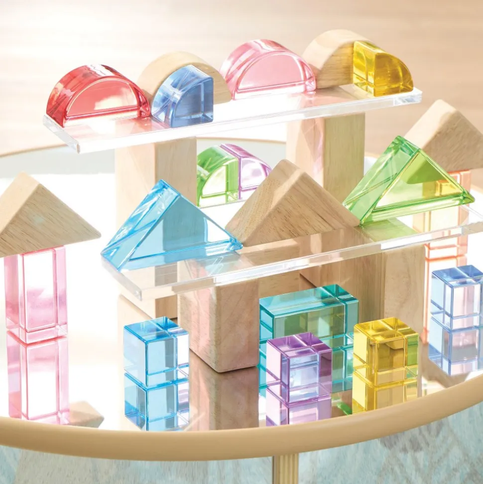 Acrylic Rainbow Unit Blocks Set of 16