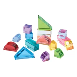 Acrylic Rainbow Unit Blocks Set of 16