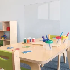 Acrylic Tabletop Partition 23" Wide