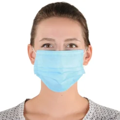Adult 3-Ply Face Mask Blue Set of 50