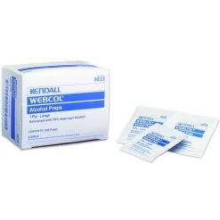 Alcohol Prep Wipes 1.75"L x 1.75"W