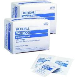 Alcohol Prep Wipes 1.75"L x 1.75"W