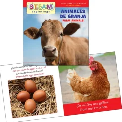 All About Animals Bilingual Board Books Set of 4