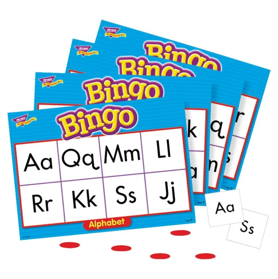 Alphabet Bingo with Upper and Lower Case Letters