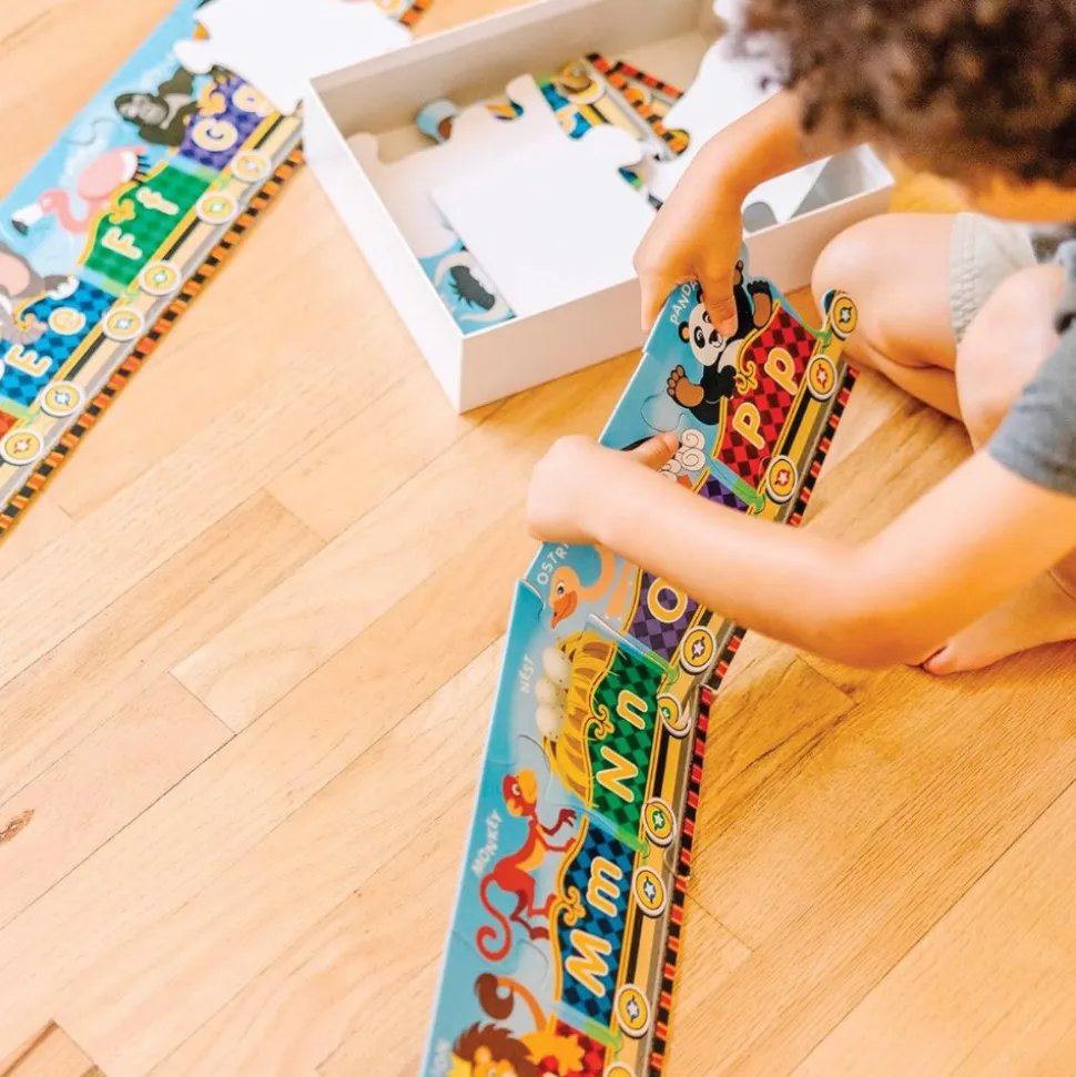 Alphabet Express Floor Puzzle with Animals