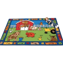 Alphabet Farm Carpet Rectangle