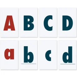 Alphabet Flashcards Set Uppercase & Lowercase