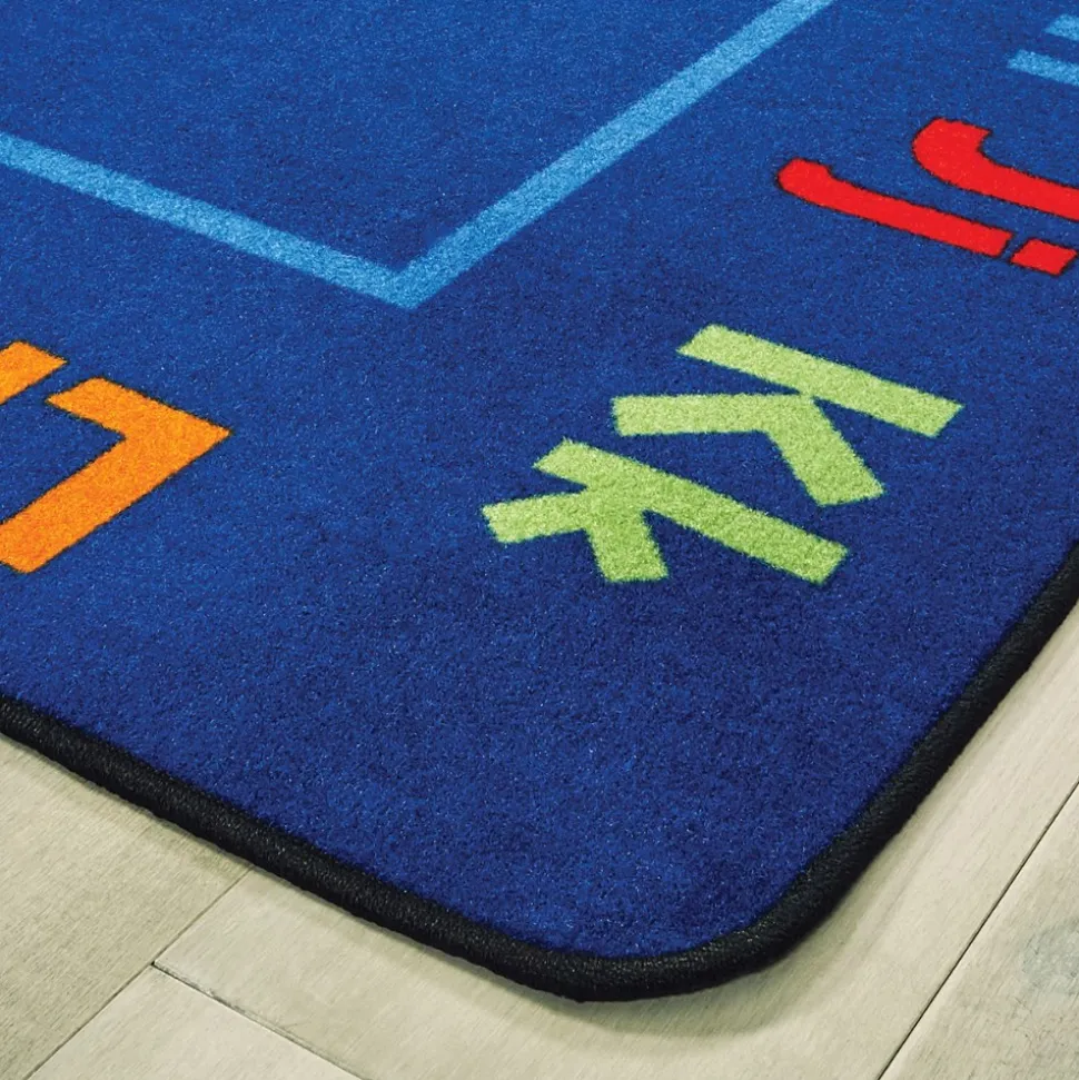 Alphabet KID$ Value PLUS Rug 6' x 9' Rectangle