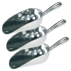 Aluminum Scoops Set of 3