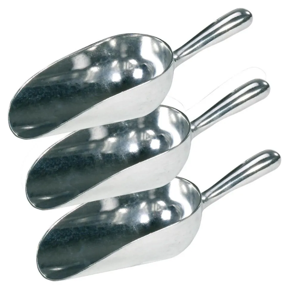 Aluminum Scoops Set of 3