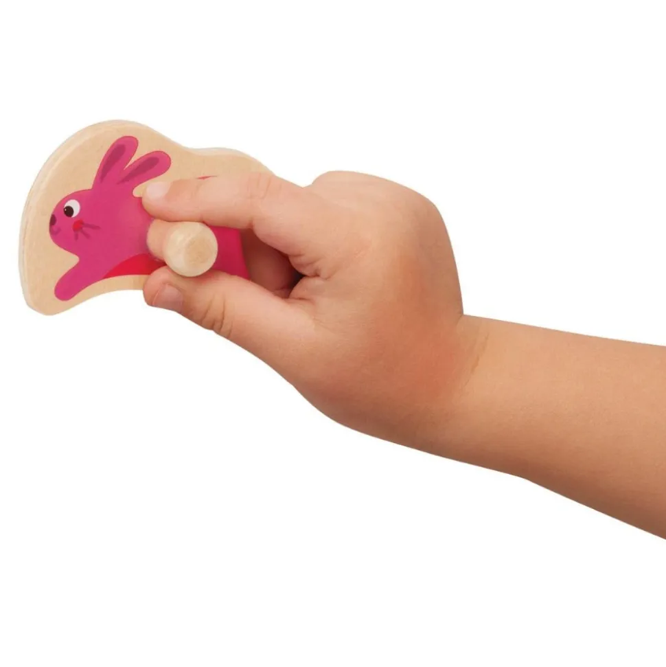 Animal Barnyard Wooden Peg Puzzle