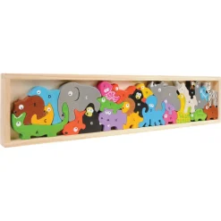 Animal Parade Letter Puzzle Eco-Friendly Wood