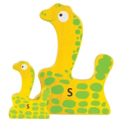 Animal Parade Letter Puzzle Eco-Friendly Wood