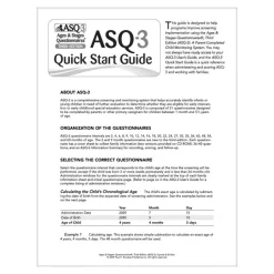 ASQ-3® Quick Start Guide in English