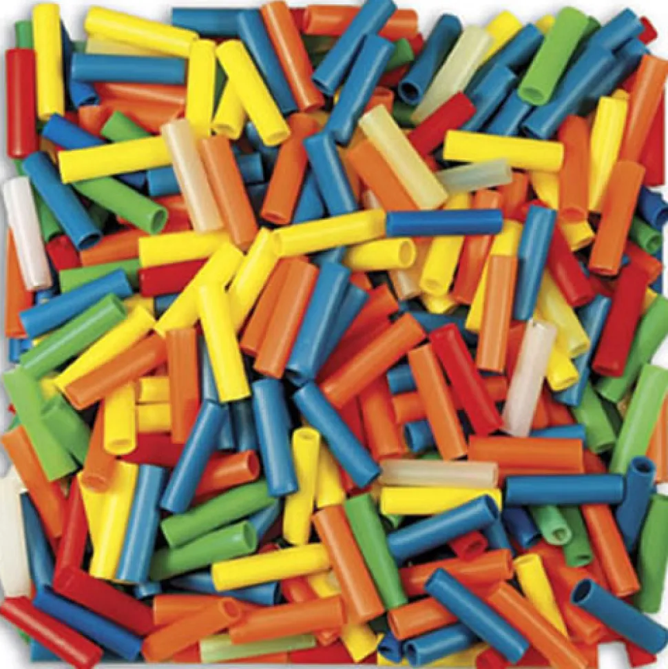 Assorted Colored Straw Pieces