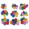 1000 Assorted Little Shapes Transparent Beads