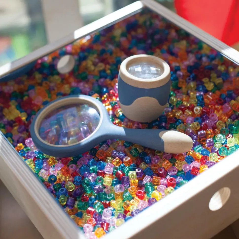 1000 Assorted Little Shapes Transparent Beads
