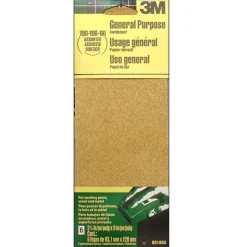 Assorted Sheet Sandpaper 9" x 11" 5 Sheets