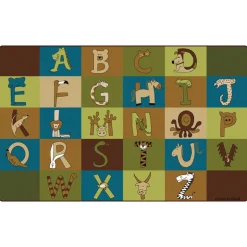 A to Z Animals Nature 7'6" x 12' Rectangle