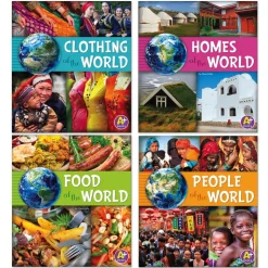 A Trip Around the World Paperback Books Set of 4