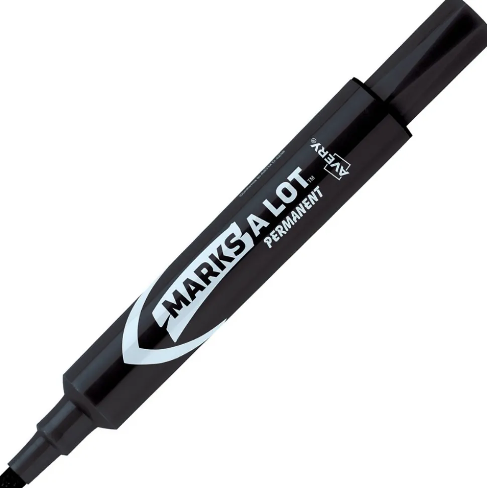 Avery Regular Permanent Black Marker 12 Count