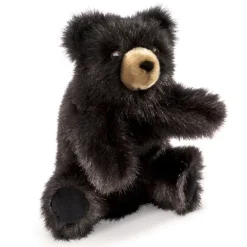 Baby Black Bear Hand Puppet