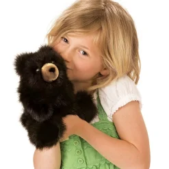Baby Black Bear Hand Puppet