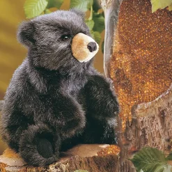 Baby Black Bear Hand Puppet