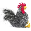 Barred Rock Rooster Hand Puppet