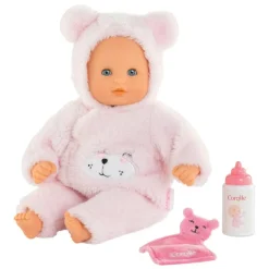 Bebe Calin Loving Teddy Bear Doll with Accessories