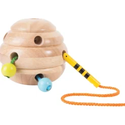 Beehive Lacing Activity with Three Bees