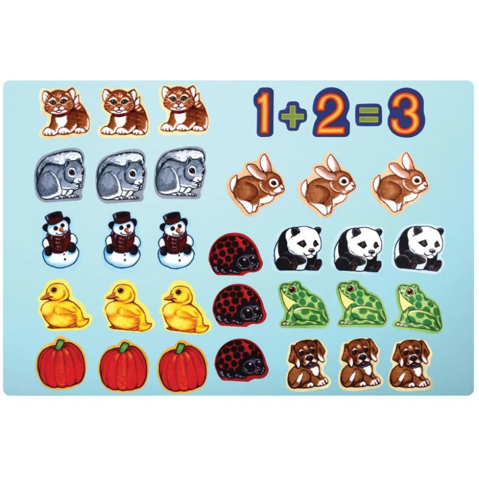 Beginners Counting Felt Set with Numbers, Bugs and Animals 132 Pieces