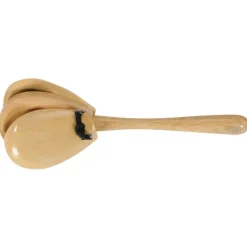 Beginners Instrument Wooden Handle Castanet