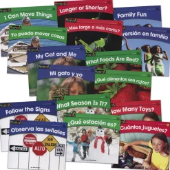 Beginning Readers Books English & Spanish Set of 16