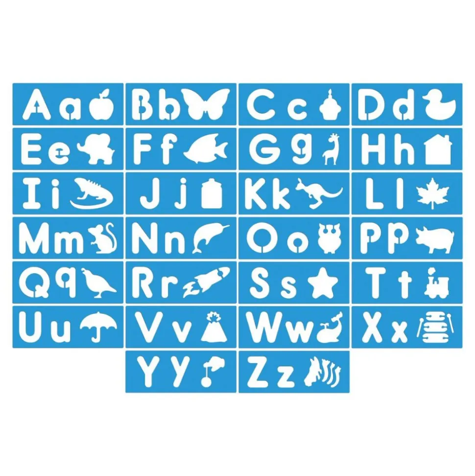 Big Alphabet and Picture Stencils