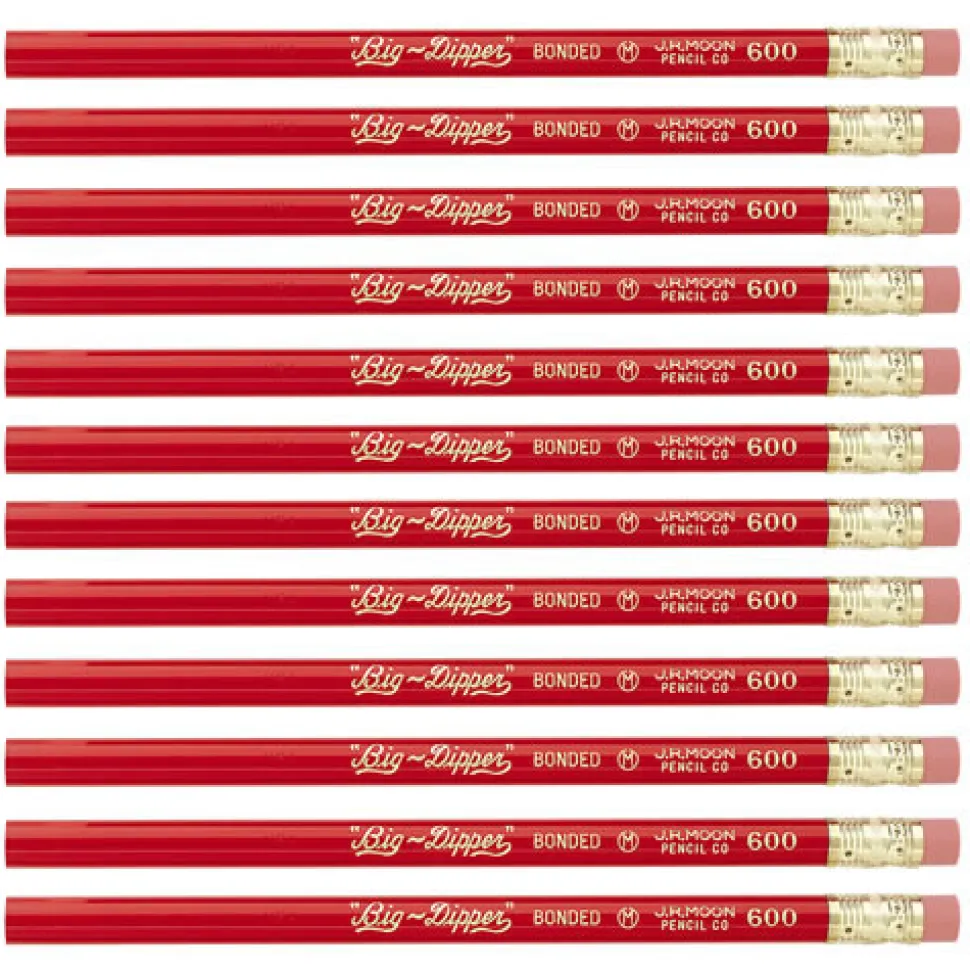 Big Dipper Large Grip Pencils with Eraser 1 Dozen